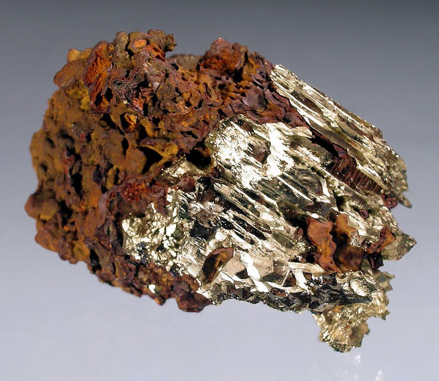 pyrite goethite